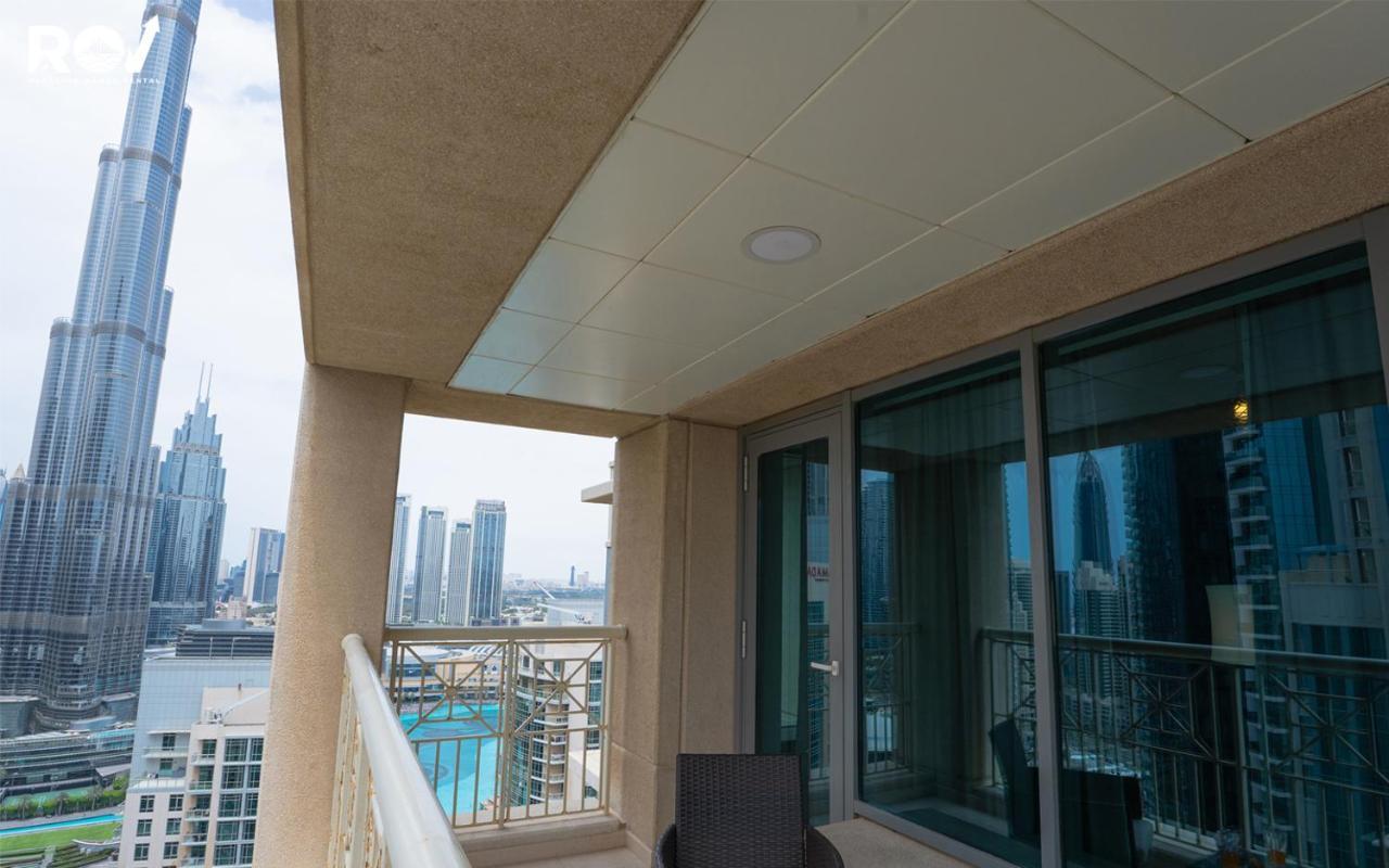 Luxury 2 Bedroom Suite With Full Burj Khalifa View Dubaj Kültér fotó