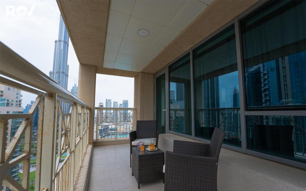 Luxury 2 Bedroom Suite With Full Burj Khalifa View Dubaj Kültér fotó