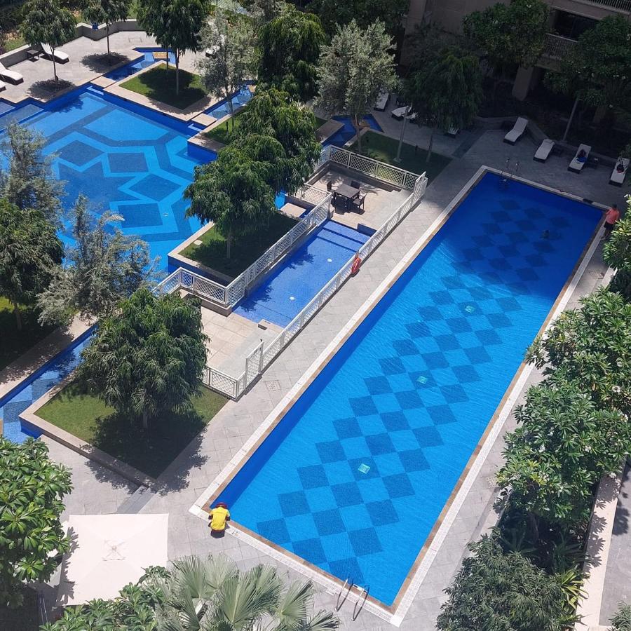 Luxury 2 Bedroom Suite With Full Burj Khalifa View Dubaj Kültér fotó